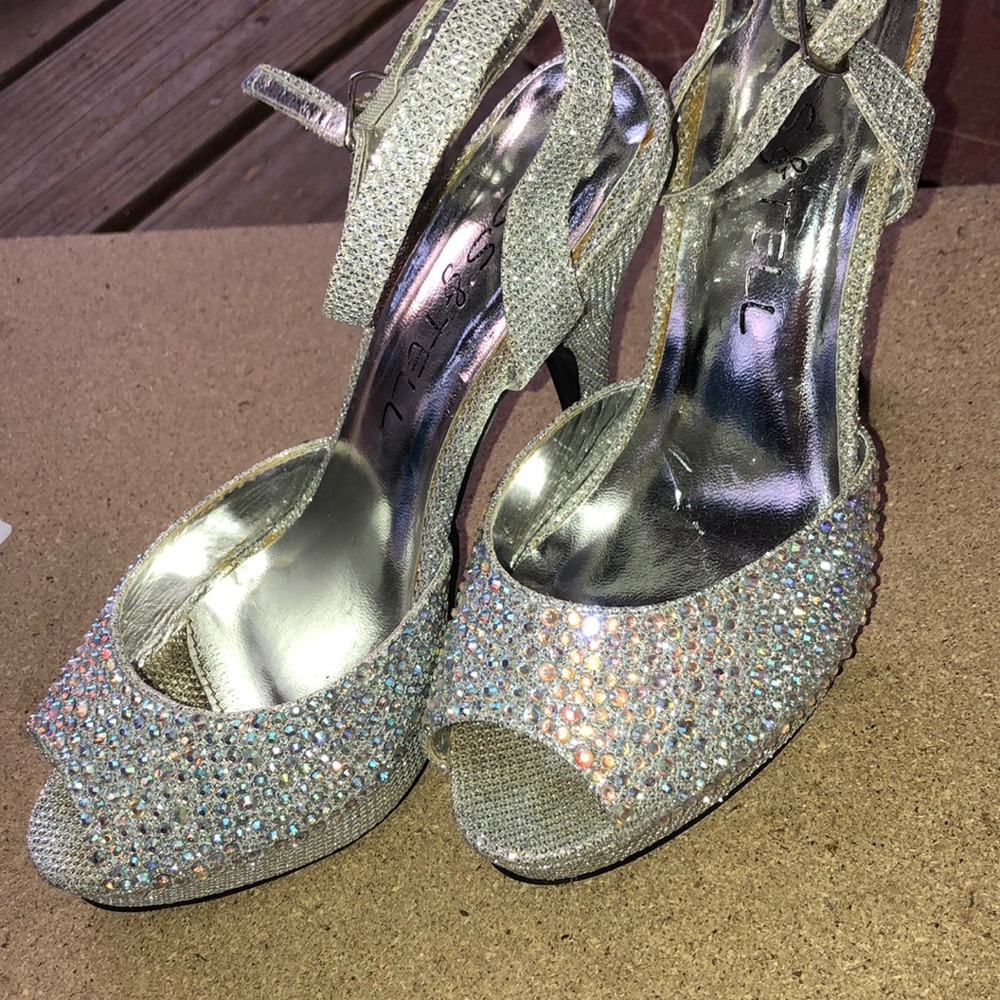 Kiss & Tell rhinestones heels